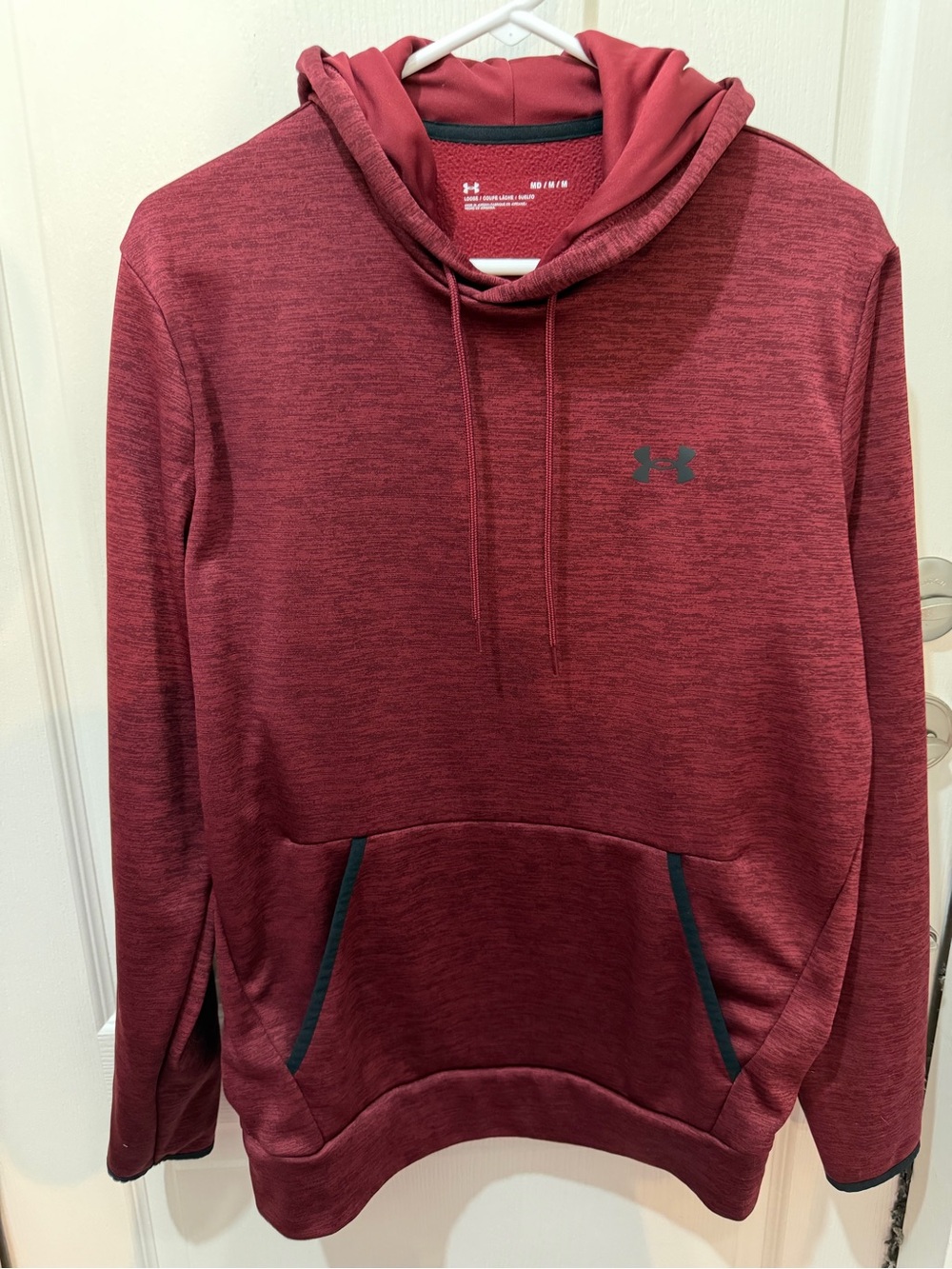 Under Armour Men's League Red Armour Fleece Twist Pullover Hoodie